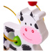 Bigjigs Toys Motorický labyrint houpačka COW