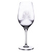 Onte Crystal Bohemia Crystal ručně broušené sklenice na červené víno Mašle 450 ml 2KS