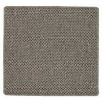 Vopi koberce Kusový koberec Nature tmavě béžový čtverec - 150x150 cm