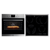 ELECTROLUX 600 FLEX SurroundCook EOF3C50TX + ELECTROLUX 300 EHF46547XK