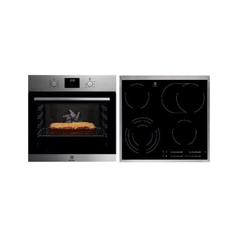 ELECTROLUX 600 FLEX SurroundCook EOF3C50TX + ELECTROLUX 300 EHF46547XK