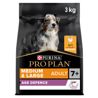 Purina Pro Plan Medium & Large Adult 7+ Age Defence kuře 3 kg