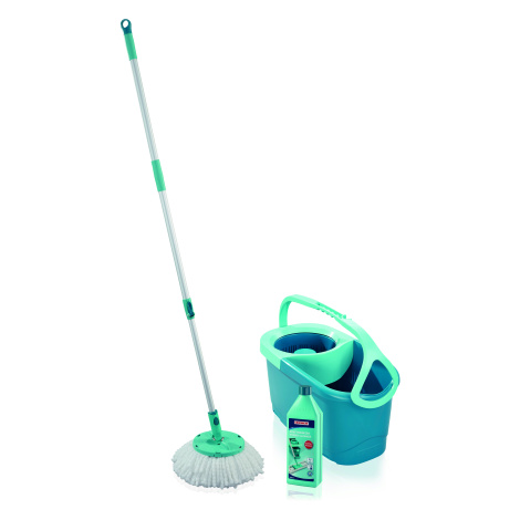 Leifheit Set Rotation Disc Mop Ergo + ZDARMA Čistič na silně znečištěné podlahy 1l 55414