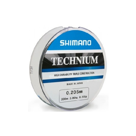 SHIMANO Technium průměr 0,205mm, nosnost 3,80kg/ 8,30lb