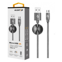 Datový kabel ALIGATOR PREMIUM 2A, MicroUSB, Black