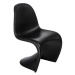 Stolička Balance /inšpirovaná Panton Chair/ Barva: Černá