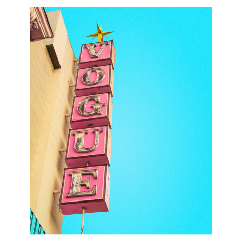 Umělecká fotografie Vogue Theatre Sign in Hollywood, Tom Windeknecht, (30 x 40 cm)