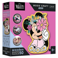 Wood Craft Junior puzzle Ve světě Minnie Mouse