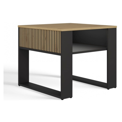 TP Living Konferenční stolek Lawa Modern 2P MINI SLIM dub artisan/černý