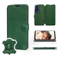 Pouzdro Mobiwear pro Oppo A60 Green Leather