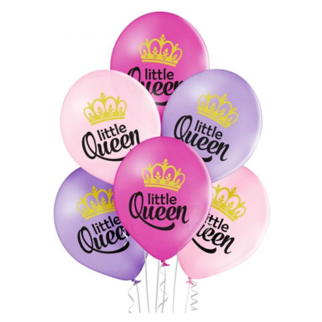 Belbal Sada latexových balonů - Little Queen, 6 ks