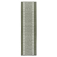 Hanse Home Collection koberce AKCE: 80x300 cm Běhoun Basic 105487 Green - 80x300 cm