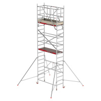 Altrex Lešení pro místnosti RS 44-POWER, dřevěná plošina, délka 1,85 m, pracovní výška 6,80 m