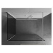 MEXEN/S Kioto Sprchová zástěna WALK-IN 100 x 90 cm, černý vzor, bílá 800-100-212-20-70-090