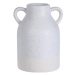 Home Styling Collection Keramická váza Antique 15 cm bílá