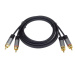 PREMIUMCORD kabel, 2x CINCH-2x CINCH M/M, 5m