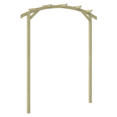 vidaXL Zahradní pergola impregnovaná borovice 180 x 210 x 40 cm