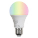 Chytrá E27 LED lampa A60 matná RGBW 8,5W 806 lm 2700K