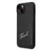 Karl Lagerfeld KLHCP14MCSSK hard silikonové pouzdro iPhone 14 PLUS 6.7" black Signature Logo Car