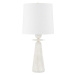 HUDSON VALLEY stolní lampa MONTGOMERY mosaz/textil staromosaz/bílá E27 1x75W L1595-AGB-CE