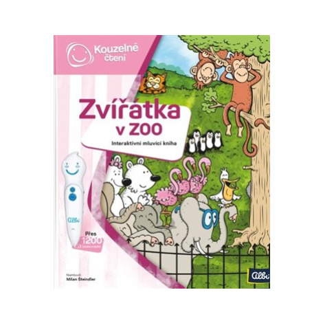 Kouzelné čtení - Kniha Zvířátka v ZOO Albi