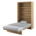 Jednolůžková sklápěcí postel BED CONCEPT 1 dub artisan, 120x200 cm