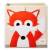 3 SPROUTS - Úložný box Fox Orange