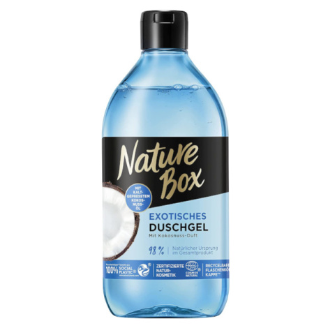 Nature Box sprchový gel s kokosovým olejem za studena lisovaným 250ml
