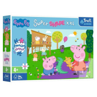 Trefl Puzzle Prasátko Peppa: Hra s bratrem 60 dílků