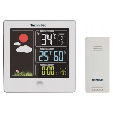 Meteorologická stanice senzorem zew TechniSat,kol bílá