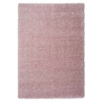 Růžový koberec Universal Floki Liso, 160 x 230 cm