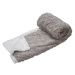 Luxusní světle šedá beránková deka z mikroplyše ORNAMENTS, 150x200 cm Rozměr: 150 x 200 cm