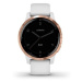 Chytré hodinky Garmin VívoActive 4S, bílá/růžová