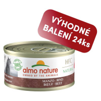 Almo Nature HFC Natural - Hovězí 70g výhodné balení 24ks