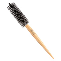 Eurostil Crimping Brush - kartáče na foukání vlasů s nylonovými štětinami 01597 - dřevěná rukoje