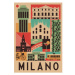 Clementoni - Puzzle 1000 Style in the city Milano Compact box