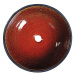 SAPHO ATTILA keramické umyvadlo, průměr 43cm, tomatová červeň/petrolejová DK007
