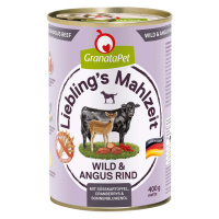 GranataPet Liebling's Mahlzeit zvěřina a hovězí Angus, batáty, brusinky, slunečnicový olej 6× 40