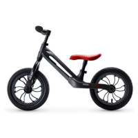 QPLAY Odrážedlo Racer air (Titanium) Black/ Red, věk 3 - 6 let, do 30 kg