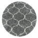 Ayyildiz koberce Kusový koberec Salsa Shaggy 3201 grey kruh Rozměry koberců: 80x80 (průměr) kruh