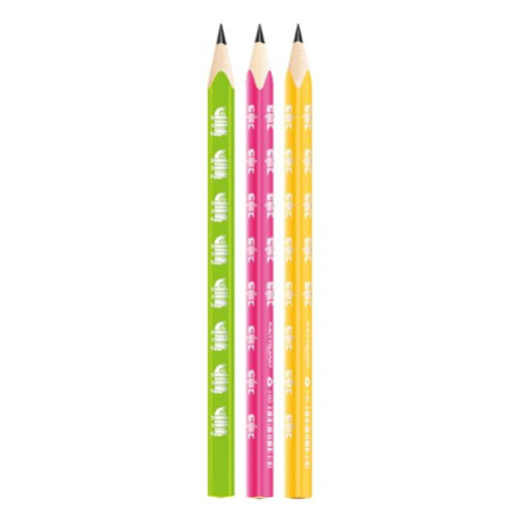 KEYROAD Grafitové tužky Neon Jumbo, trojhranné, HB, 6 ks Concorde