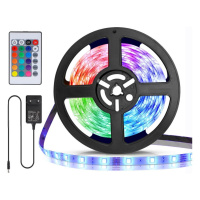 B.V.  - LED RGB Stmívatelný pásek 5m LED/24W/12/230V IP65 + DO