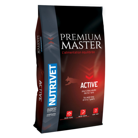 Nutrivet Premium Master Active pro psy - 15 kg