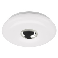 BRILONER LED stropní svítidlo, pr. 29 cm, 12 W, 1200 lm, bílé-chrom BRI 2300-018