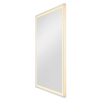 SLV BIG WHITE TRUKKO WL vnitřní LED nástěnné zrcadlo hranaté s funkcí odmlžení alu 1004730