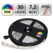 PREMIUMLUX LED pásek RGB+NW neutrální bílá 1m 7,2W/m 30LED/m IP20