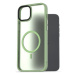 AlzaGuard Matte Case Compatible with MagSafe pro iPhone 15 Plus zelený