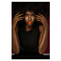 Fotografie Clean & Serene Black Lady With, Phil Halfmann, 26.7x40 cm