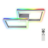 Brilo Brilo - LED RGBW Stmívatelný přisazený lustr FRAME 2xLED/17W/230V 2700-6500K+ DO