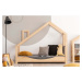 Domečková postel z borovicového dřeva Adeko Luna Elma, 70 x 170 cm